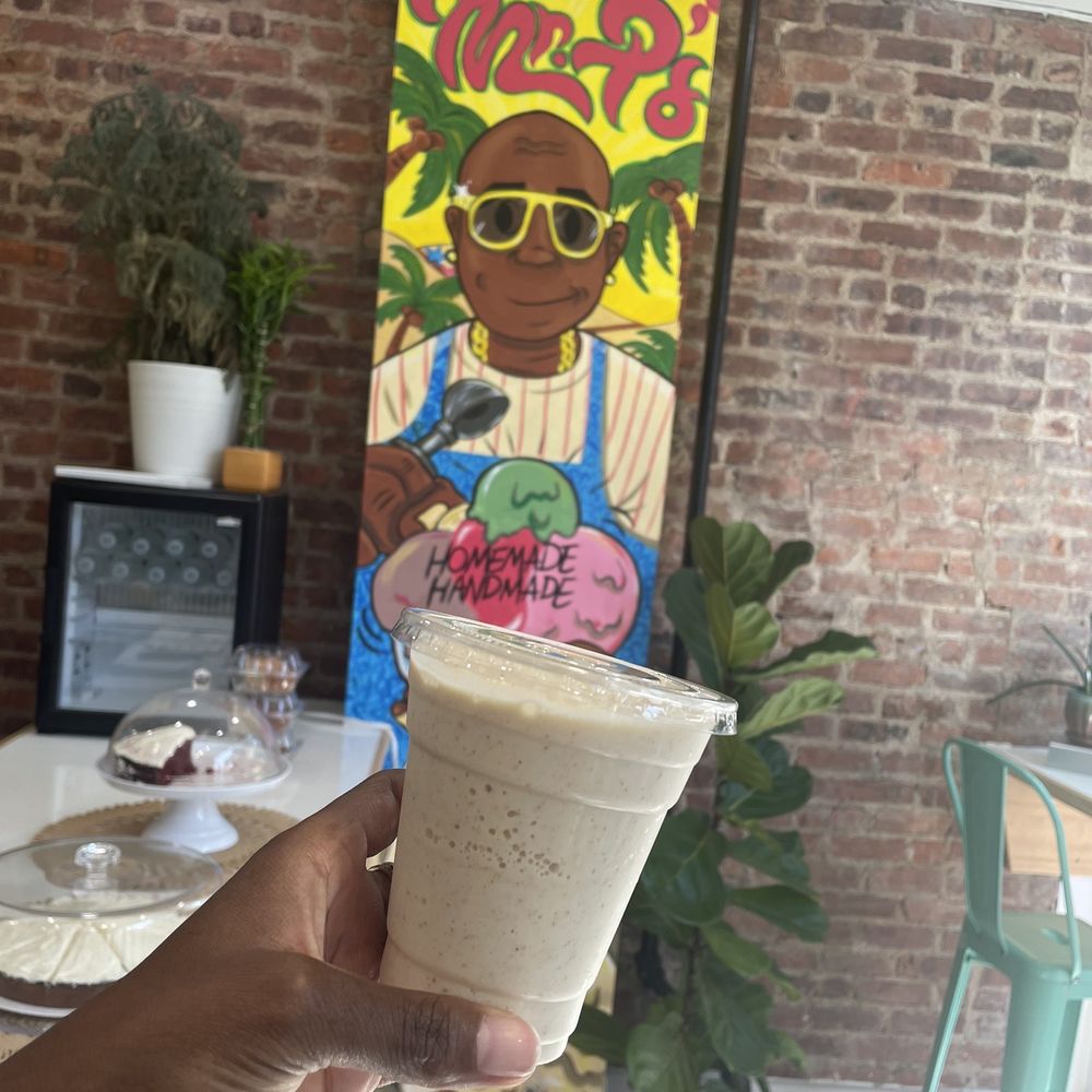 Mr Ps Ice Cream Shop - Coconut and Grape Nut milkshake - Ice Cream & Frozen Yogurt Near Me - Brooklyn, New York Mr Ps Ice Cream Shop - Coconut and Grape Nut milkshake - Ice Cream & Frozen Yogurt Near Me - Brooklyn, New York
