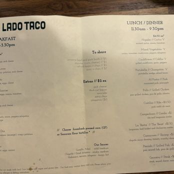 El Lado Taco - April 2025 menu - Tacos Near Me - Astoria, New York El Lado Taco - April 2025 menu - Tacos Near Me - Astoria, New York