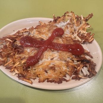 Snooze, an A.M. Eatery - Remade Hash Browns after the manager proved the grill can make them crispy - Breakfast & Brunch Near Me - Nashville, Tennessee Snooze, an A.M. Eatery - Remade Hash Browns after the manager proved the grill can make them crispy - Breakfast & Brunch Near Me - Nashville, Tennessee
