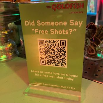 The Goldfish - Leave a review and get a free shot. Cheers! - Pool Halls Near Me - Los Angeles, California The Goldfish - Leave a review and get a free shot. Cheers! - Pool Halls Near Me - Los Angeles, California
