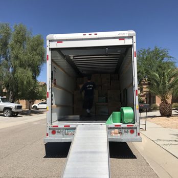 AZ Eagle Movers - Beginning of loading of first truck - Movers Near Me AZ Eagle Movers - Beginning of loading of first truck - Movers Near Me