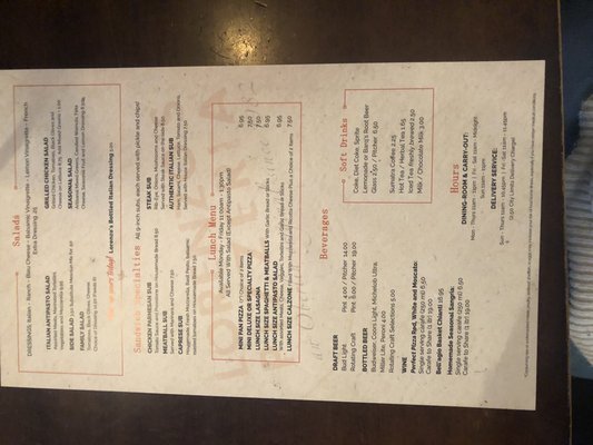 Menu photo 3 Lorenzo's Pizzeria Oberlin, OH