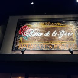 Exterior outside entrance of Bistro de la Gare - South Pasadena, California Exterior outside entrance of Bistro de la Gare - South Pasadena, California