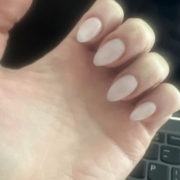 Simple clean milky short almond. Simple clean milky short almond.