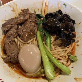 Mian - Honolulu - Sichuan Cold Noodles, Beef, marinated egg, Spicy Black Fungus - Szechuan Near Me - Honolulu, Hawaii