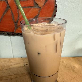 Biscuit Head - Lavender honey iced latte - Cafes Near Me - Asheville, North Carolina