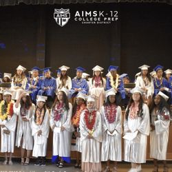Middle School graduation.