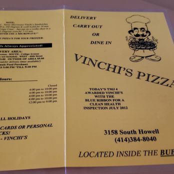 Vinchi's Pizza - 08/20 - Pizza Near Me - Milwaukee, Wisconsin