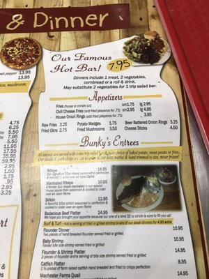 Menu photo 4 Mr Bunky's Restaurant & Market Eastover, SC Menu photo 4 Mr Bunky's Restaurant & Market Eastover, SC