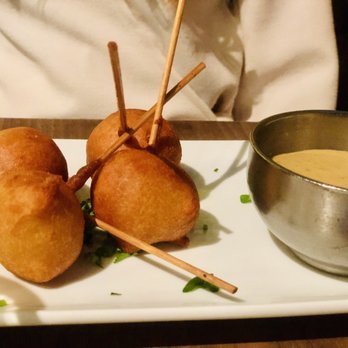 Eureka! - Corn dog lollipops. - American Near Me - Austin, Texas Eureka! - Corn dog lollipops. - American Near Me - Austin, Texas