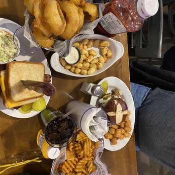 Jonesy's Local Bar & Grill - a table full of food - Sports Bars Near Me - Hudson, Wisconsin