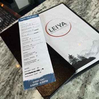 Leiya - Happy Hour Menu - Desserts Near Me - Chicago, Illinois