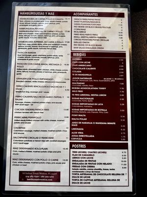 Menu photo 1 Las Rikuras De Weston Weston, FL