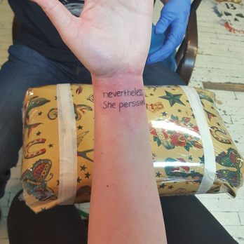 Mom's Tattoos - "Nevertheless, she persisted." - Tattoo Near Me - Austin, Texas