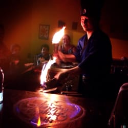 Golden Wood Teppanyaki - In action!