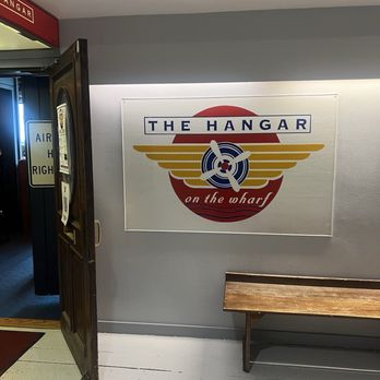 The Hangar On The Wharf - Sign before entering the restaurant - American Near Me - Juneau, Alaska The Hangar On The Wharf - Sign before entering the restaurant - American Near Me - Juneau, Alaska