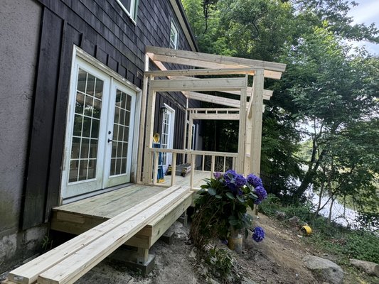 Deck Installation Project - Feel free to reach out for an estimate today! Deck Installation Project - Feel free to reach out for an estimate today!