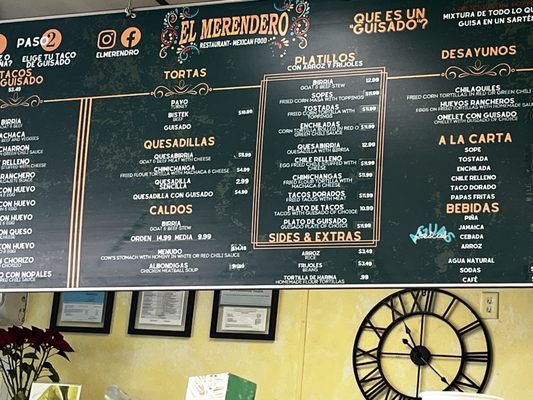 Menu photo 2 El Merendero El Centro, CA Menu photo 2 El Merendero El Centro, CA