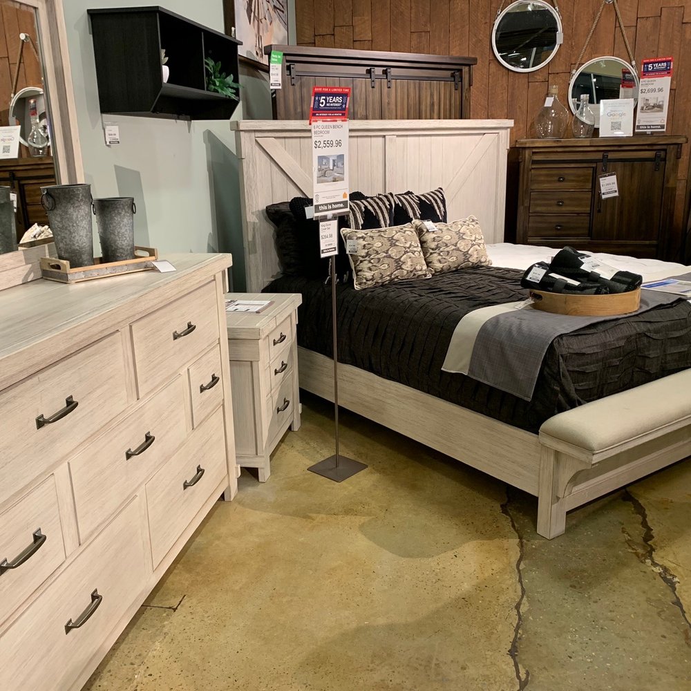Ashley Store - Our bedroom set. We love it and we also love our salesman, Marcel. Thanks for making it so easy to buy from here! - Furniture Stores Near Me - Lake Grove, New York