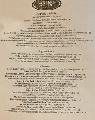 Menu photo 8 Sadler's Ordinary Marlborough, CT Menu photo 8 Sadler's Ordinary Marlborough, CT