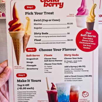 Cloudberry - Menu (Aug 2026) - Ice Cream & Frozen Yogurt Near Me - Toronto, Ontario Cloudberry - Menu (Aug 2026) - Ice Cream & Frozen Yogurt Near Me - Toronto, Ontario