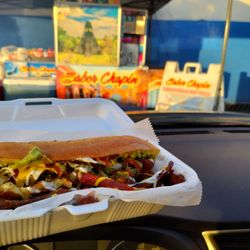 Sabor Chapin - Latin style hot dog called shuco mixta!