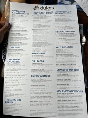 Menu photo 4 Duke's Seafood West Seattle Seattle, WA
