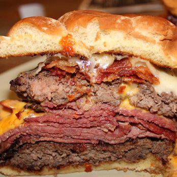 Old School Grub - Pittsburger Cut In Half - Burgers Near Me - Mesa, Arizona