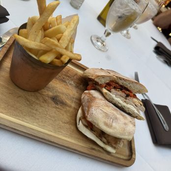 Da Nico Ristorante - Grilled Chicken Panini with Mozzarella and Roasted PeppersLunch - Italian Near Me - New York, New York Da Nico Ristorante - Grilled Chicken Panini with Mozzarella and Roasted PeppersLunch - Italian Near Me - New York, New York