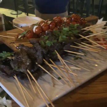 Widowmaker Taproom & Kitchen - Beef Skewers - Breweries Near Me - Boston, Massachusetts