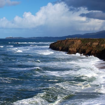 Cowell Ranch Beach - Bluff top view looking north - Beaches Near Me - Half Moon Bay, California Cowell Ranch Beach - Bluff top view looking north - Beaches Near Me - Half Moon Bay, California