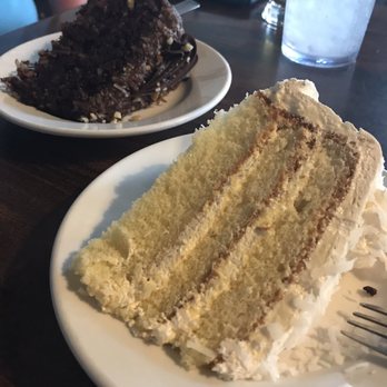 Ricos World Kitchen - Coconut and German Cake - New American Near Me - Buford, Georgia Ricos World Kitchen - Coconut and German Cake - New American Near Me - Buford, Georgia