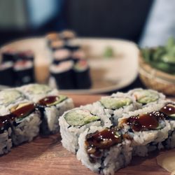 Ninja Sushi Japanese Fusion - Boston Roll & Eel Avocado Roll