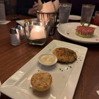 Seasons 52 - Lump Crab Cake - New American Near Me - Costa Mesa, California Seasons 52 - Lump Crab Cake - New American Near Me - Costa Mesa, California