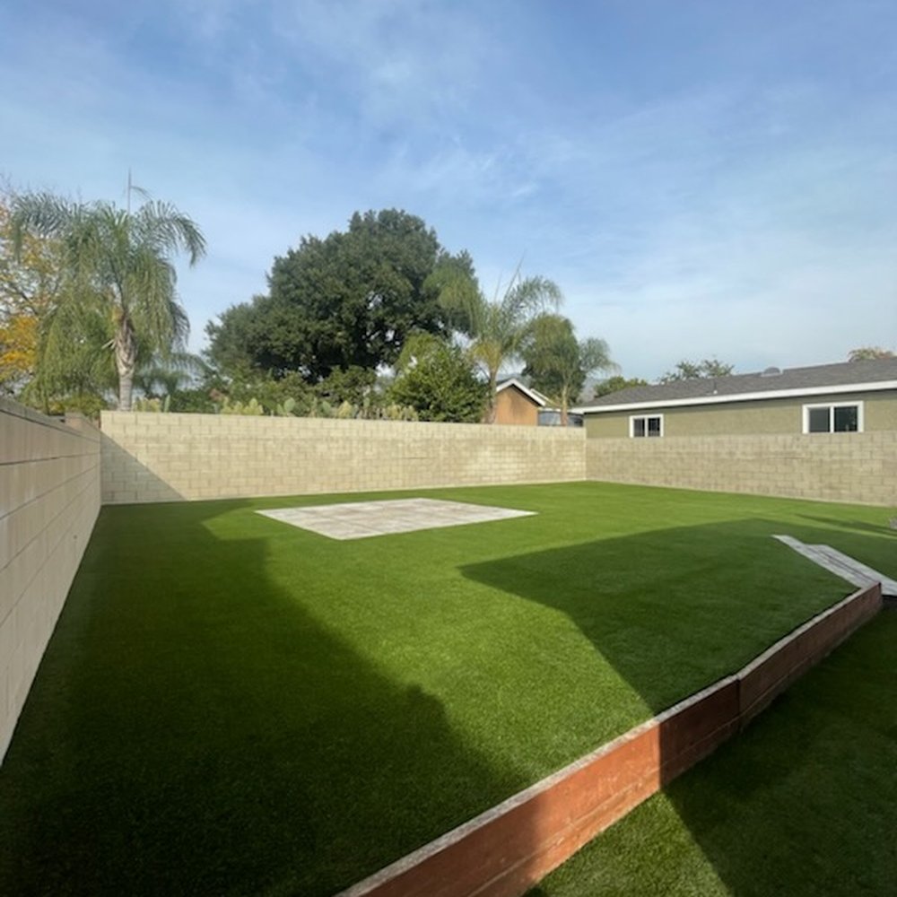 Artificial Grass Solution - backyard after - Artificial Turf Near Me - Chino, California Artificial Grass Solution - backyard after - Artificial Turf Near Me - Chino, California