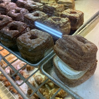 Happy Donuts - Cronuts. The filled one has whipped cream in it. - Donuts Near Me - Burlingame, California Happy Donuts - Cronuts. The filled one has whipped cream in it. - Donuts Near Me - Burlingame, California