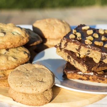 Cookies by Tee - a plate of cookies on a table - Desserts Near Me