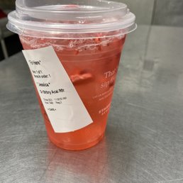 Strawberry açaí refresher