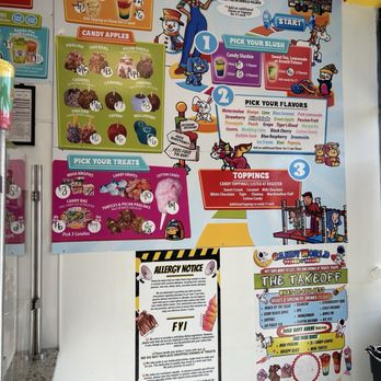 Candy World Drinks N Treats - Menu - Ice Cream & Frozen Yogurt Near Me - Snellville, Georgia