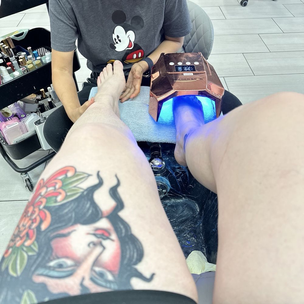 Westie Nails - Pedicure process - Nail Salons Near Me - Escondido, California Westie Nails - Pedicure process - Nail Salons Near Me - Escondido, California