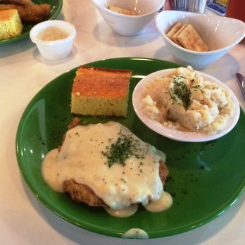 Southern Eats - Lunch portion Chicken Fried Steak with mashed potatoes. - Southern Near Me - Arlington, Texas Southern Eats - Lunch portion Chicken Fried Steak with mashed potatoes. - Southern Near Me - Arlington, Texas