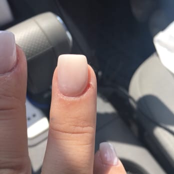 Luxury Nails - Another cut and a crooked nail. - Nail Salons Near Me - Statesboro, Georgia