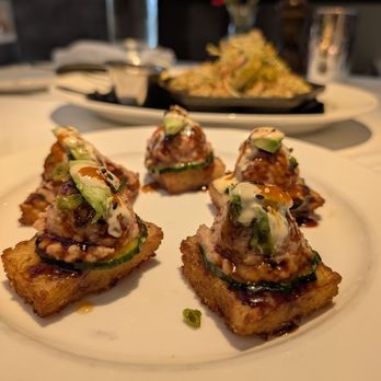 Davenport's Restaurant - Tuna on crispy rice - Seafood Near Me - Encino, California Davenport's Restaurant - Tuna on crispy rice - Seafood Near Me - Encino, California