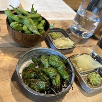 Kampai - Shishito peppers & edamame - Japanese Near Me - Jackson, Wyoming Kampai - Shishito peppers & edamame - Japanese Near Me - Jackson, Wyoming