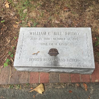 Old Chapel Hill Cemetery - Bill Friday's Burial Site - Landmarks & Historical Buildings Near Me - Chapel Hill, North Carolina Old Chapel Hill Cemetery - Bill Friday's Burial Site - Landmarks & Historical Buildings Near Me - Chapel Hill, North Carolina