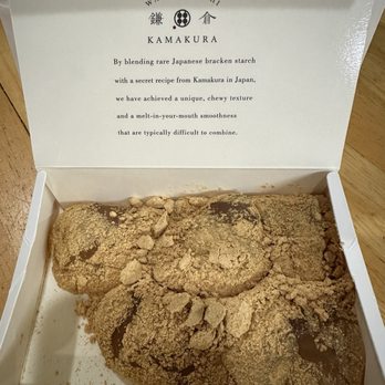 Warabimochi Kamakura - Warabimochi - 5pc box for $8 (November 2024) - Desserts Near Me - Arcadia, California