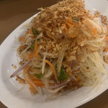 Nhà Mình - Green Papaya Salad with Shrimp - Sandwiches Near Me - Ridgewood, New York Nhà Mình - Green Papaya Salad with Shrimp - Sandwiches Near Me - Ridgewood, New York
