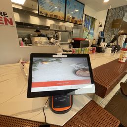 Order on screen Order on screen