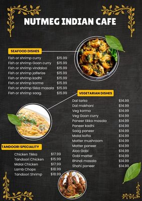 Menu photo 2 Nutmeg Indian Cafe Las Vegas, NV Menu photo 2 Nutmeg Indian Cafe Las Vegas, NV