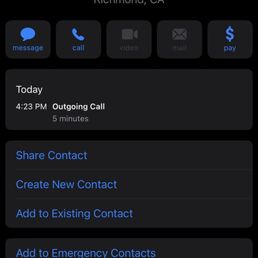 Proof that I called and ordered and called to check on my order and called yet again. In the end no pizza.